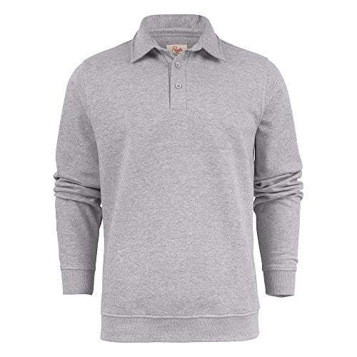 Polo HOMERUN adulte en gris chiné : Matière premium et coupe taille M