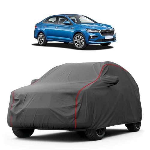Image of Heavy-Duty Car Cover for Compatible with Skoda Slavia (2022 to 2025 All Models) Deluxe Car Protection Cover - Waterproof & UV-Resistant All-Season Exterior Protection