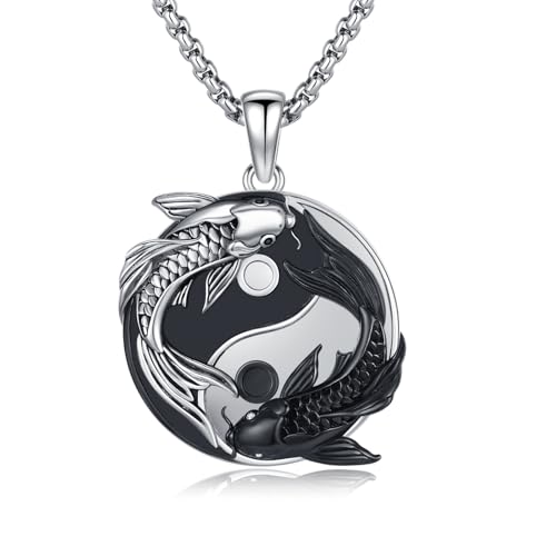 Collier Yin Yang en argent, adoptez l'équilibre parfait au quotidien