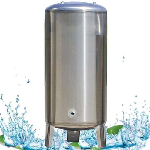 Grande Serbatoio di Pressione Verticale in Acciaio Inossidabile, Serbatoio di Pressione per Pozzi in Acciaio Inossidabile, con Kit di Montaggio, per Pompa per Pozzi Poco Profondi,60L