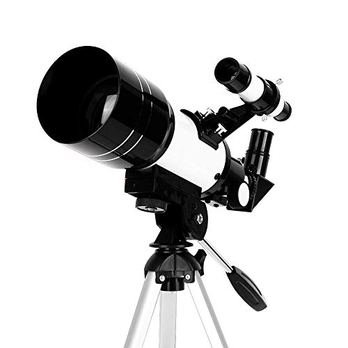 Telescopio astronómico refractor con trípode y dos oculares miniatura 4
