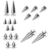 ☘️【Anweisung】 Jeder Metallbolzen ist mit einer einzigen Schraube ausgestattet, um die Verwendung zu vereinfachen. Machen Sie einfach ein kleines Loch in den Stoff und schrauben Sie die beiden Teile zusammen.