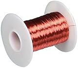 Magnet Wire, Enameled Copper Wire, 29 AWG, 4 oz, 630' Length, 0.0121