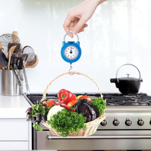Báscula de pesaje de equipaje – Dispositivo de viaje ligero de mano con mango ABS, fácil de transportar portátil de alta precisión | Paquete de compras de cocina familiar, minibáscula digital para - imagen 2