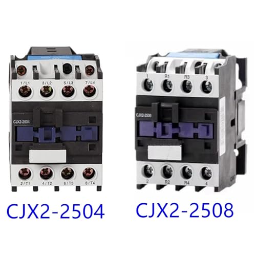 Contacteur CJX2-2504 AC 220V 25A pour circuits électriques industriels