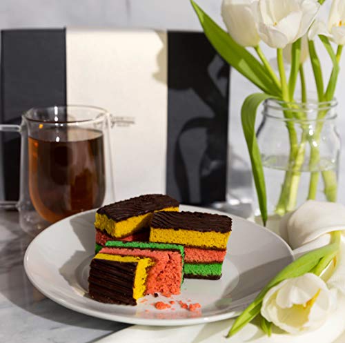 RAINBOW COOKIES Gluten Free 12 Oz [2 Pack] | 3 Mouthwatering Rainbow Cakes per Pack | Delicious Italian Cookies | Healthy Sweets | Dairy Free, Gluten Free Cookies Kosher for Passover and All Year Round - Thumbnail 3