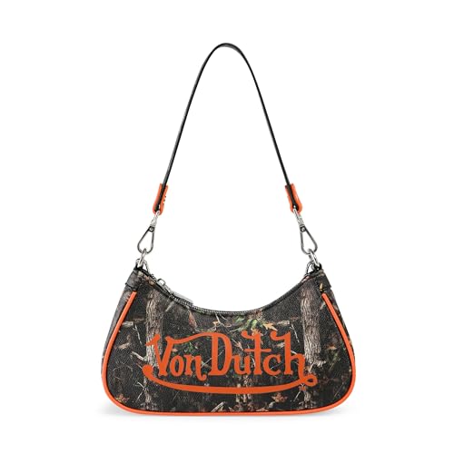 Von Dutch Purse Logo Shoulder Bag (Tree Camo)