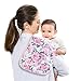 Benoxine Baby Burp Cloths & Baby Bibs 2-in-1 Design Large Size 3 Layers Thicken Cotton Super Absorbent and Soft Baby Spit Up Burping Rags Baby Burp Cloth Set for Boys and Girls Solid 12 Pack