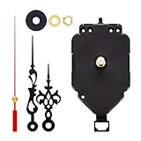 Set di sostituzione dell'orologio: include un movimento, lancette per orologio 3 pezzi (lancette delle ore, dei minuti e dei secondi), dadi esagonali, una rondella, un tappetino di gomma.