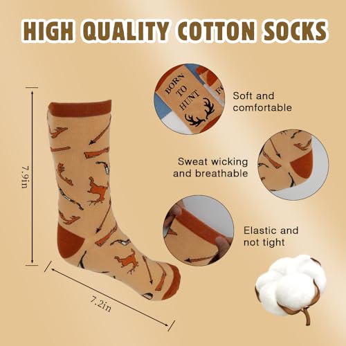 Hunting Stocking Stuffers for Men, Hunting Gifts for Men, Christmas Gifts for Hunters, Hunting Socks, Gifts for Hunters, Deer Hunter Gifts for Men, Deer Gifts, Fathers Day Hunting Gifts, Hunting Gifts3