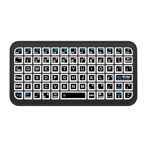 iPazzPort Mini Bluetooth Wireless Keyboard with 8-Color...