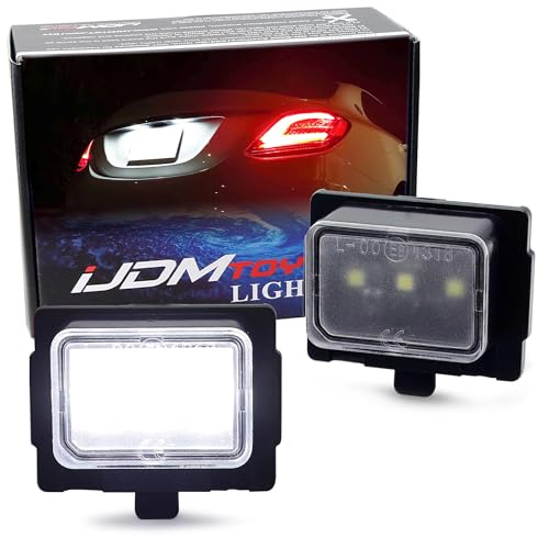 Kit Luz LED para Placa iJDMTOY Xenon White miniatura 1