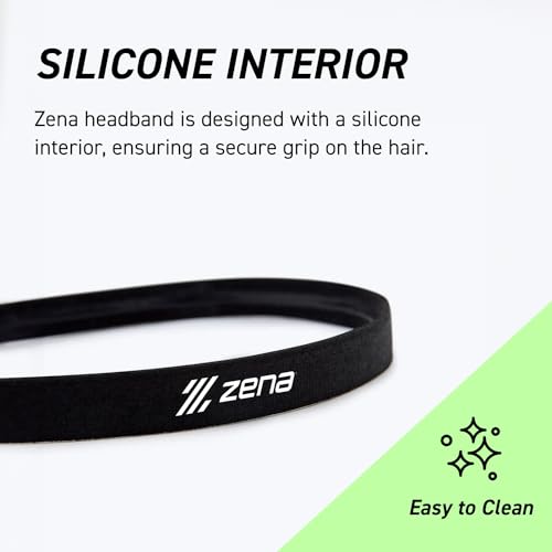 Diademas deportivas elásticas transpirables ZENA para running 3