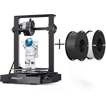 Creality Ender 3 V3 SE 3D Printer Bundle with 2 Pack PLA Filament 1.75mm Black+White