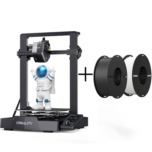 Image of Creality Ender 3 V3 SE 3D Printer Bundle with 2 Pack PLA Filament 1.75mm Black+White