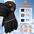 Heated Gloves for Men Women, Rechargeable Electric Heated Gloves with Touchscreen & 3 Heating Modes, Waterproof Windproof Motorcycle Heating Gloves for Winter Work Skiing