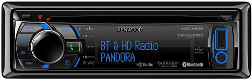 Kenwood KDC-X896 eXcelon In-Dash USB/CD Receiver with Built-in Bluetooth/HD Radio