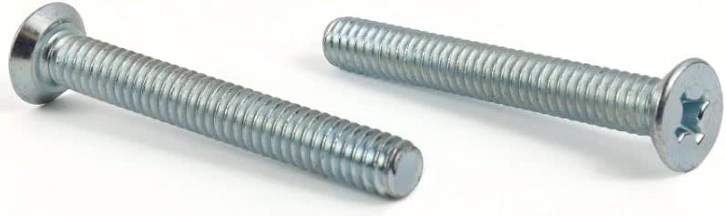 1/4-20 x 1 1/4" Machine Screws/Phillips/Flat Undercut Head/Steel/Zinc / 2,000 Pc. Carton