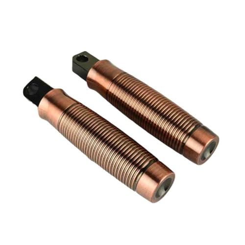Repose pieds laiton pour Sportster 883 poignées guidon moto cuivre antidérapants Dyna Softail