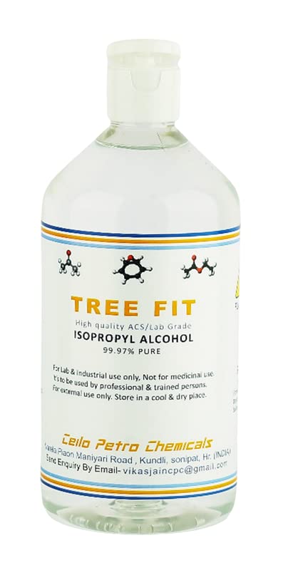 Image of IPA Iso Propyl Alcohol 99.9% Pure | Multipurpose Cleaning & Industrial Solvent | Fast Evaporating High Purity Liquid | Electronics, Resin, Ink, Paint & Laboratory Use - Pack of 6 x 500 ML