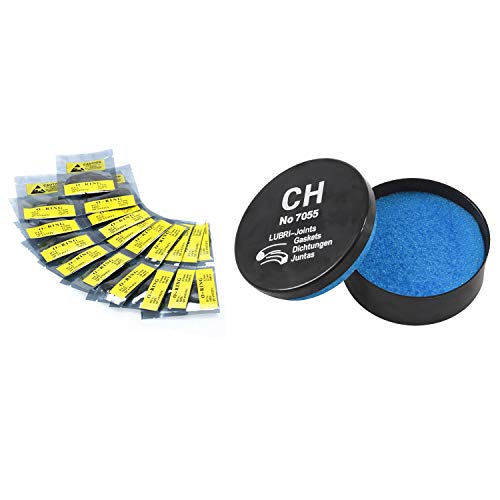 Cobeky 2 Stück wasserdichte Schmiermittel für Uhren, Reparaturwerkzeug Cover