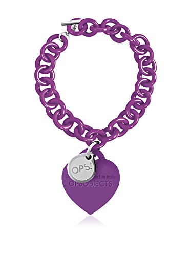 Bracelet Love Violet en polycarbonate et silicone souple pour femme