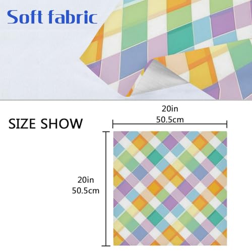 Servilletas de Tela Multicolor 20x20 pulgadas Pack x6 miniatura 6