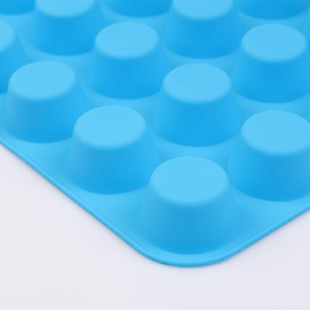 Teglia per mini muffin in silicone, teglia antiaderente in silicone, 48 tazze Antiaderente | Leroy Merlin
