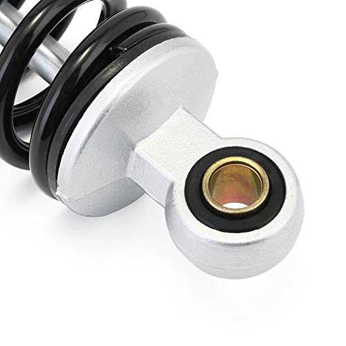 Image of 400mm 15.75 inch 7mm Spring Universal Motorcycle Shock Absorber Rear Suspension ATV Quad Scooter Dirt Bike For XL185 XL125 RM125 JH125L JH150 125GY Black