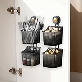 Homorro 4 Pezzi Organizer Cucina Mobile Mobiletto Salvaspazio Frigorifero Porta Bathroom Accessori Sportelli Da Parete