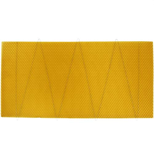 Easibee Langstroth Bee Hive Brood Wired Wax Foundation Sheets (10 Pieces)