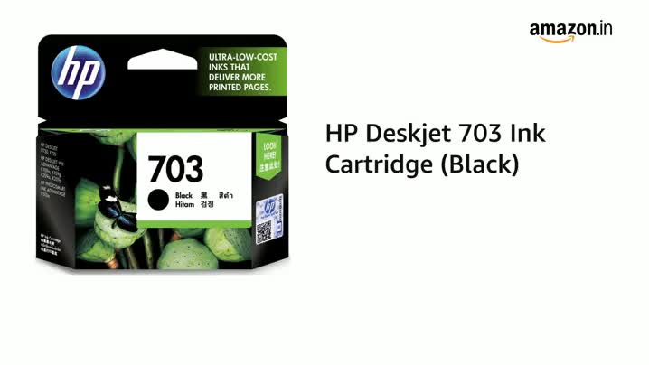 cartridge hp 703 black