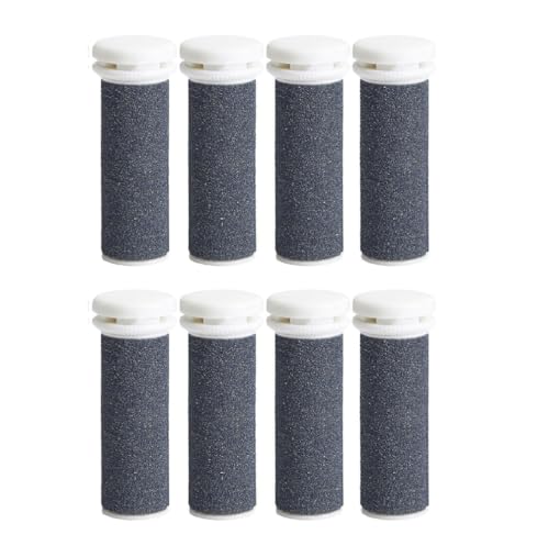 Extra Coarse Replacement Refill Roller for Emjoi Micro-Pedi Electric Foot File Callues Remover Tool Pedicure Tool for Smooth Feet Foot Care Pack of 8