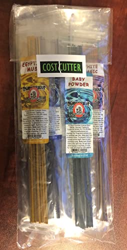 Blunteffects 11" Incense Home Fragrance Incense Sticks 10 Assorted Fragrance Pack #TOP3