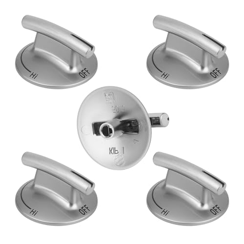 5 Pack 7733P410-60 Surface Burner Knobs Replacements Compatible with Whirlpool May-tag/Jenn-Air/Kitchen-Aid Gas Cooktop Stove Replace Part 74007733 AP5668987 PS2375871 AP6011505