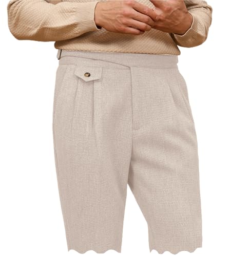 Men's Velvet Pants Dress Pant with Pockets Long Trousers Casual Formal Autumn Winter