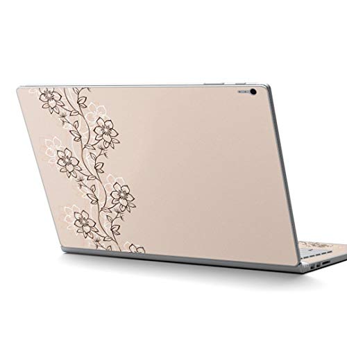 igsticker Surface Book2 Book3 15inch 専用 スキンシール サーフェス ブック 15インチ用 シール 005482 フラワー 花 フラワー