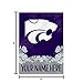 Rico Industries NCAA Kansas State Wildcats - KSU Personalized Garden Flag
