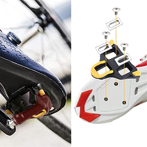 Wowsport Carbon Fiber Spd-Sl Road Bike Pedals With 3-Bolt Cleats thumb #1