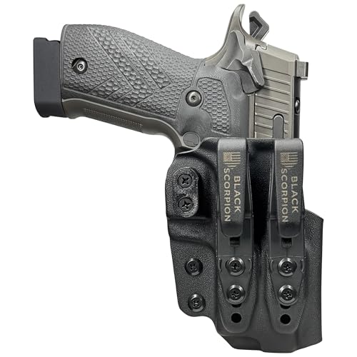 Black Scorpion Outdoor Gear AIWB Dual Clip X Holster fits Sig P226 XCarry Legion (Right-Hand Draw,