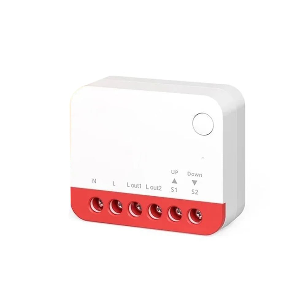 Jnchdghwa MINI-ZBRBS Shutter Zigbee Smart Roller Switch Signal Booster for Curtain Blinds Works with Via for Zigbee Hub