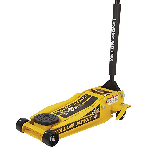 Yellow Jacket Low-Profile Super-Duty Jack - 3-Ton Lift Capacity,...