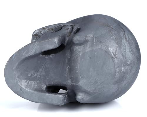 Cráneo de cristal tallado 5.0 pulgadas Piedra Tera-hertz miniatura 7
