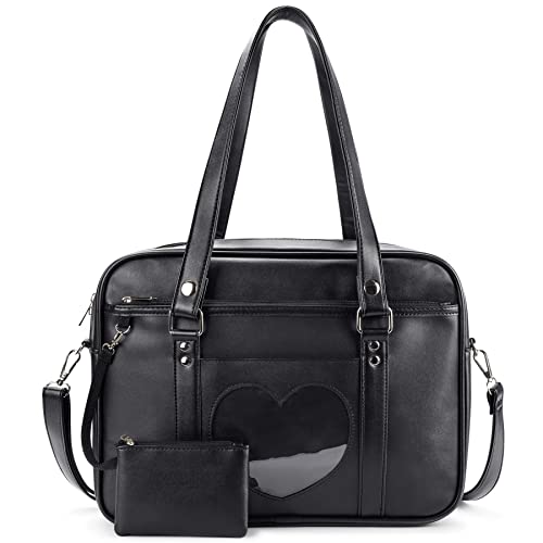 SteamedBun Ita Bag Japanese School Bag with Insert Tote Shoulder Anime Purse for Cosplay