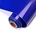 YRYM HT - Pellicola autoadesiva in vinile Plotter, 30 cm x 305 cm, rotolo di pellicola adesiva per bricolage, cartelli, scrapbooking (blu lucido)