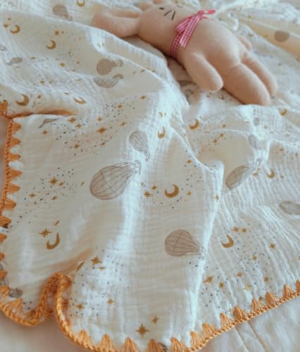 Image of Baby Swaddle Blanket, Balloon, 40 inchx40 inch