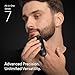 Braun All-in-One Series 7 Beard and Body Trimmer, AIO 7535 for Men with Gillette ProGlide Razor, Cordless Grooming System with Precision Length Control, Rechargeable Electric Facial Hair Tool