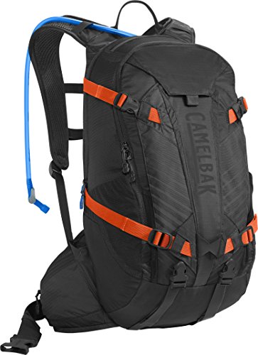 CamelBak K.U.D.U. 18 Crux Reservoir Hydration Pack, Black/Laser Orange, 3 L/100 oz