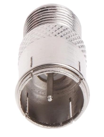 Adattatore da spina maschio a femmina con connettore F a innesto rapido da 10 pezzi - Coassiale RF a pressione