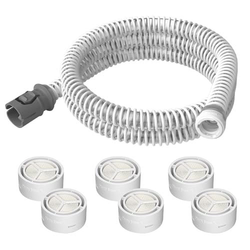 Replacement CPAP Tubing for AirMini, Tube & 6 Pack HME for HumidX, as Flexible as OEM | Compatible...